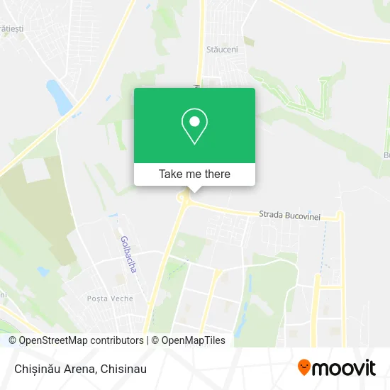 Chișinău Arena map