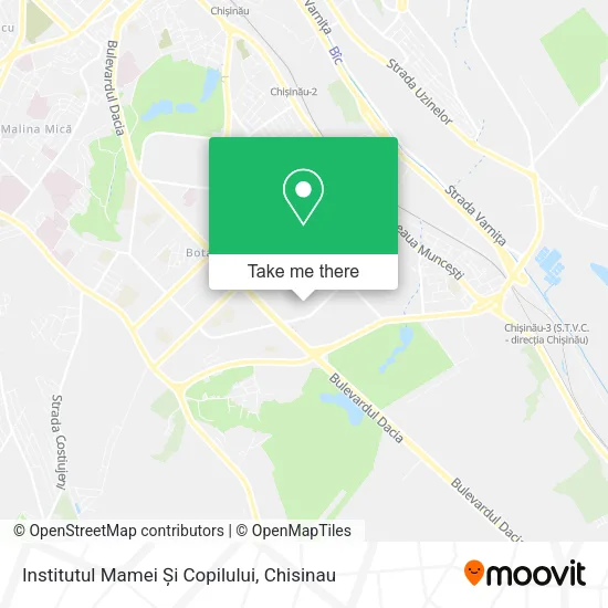 Карта Institutul Mamei Și Copilului