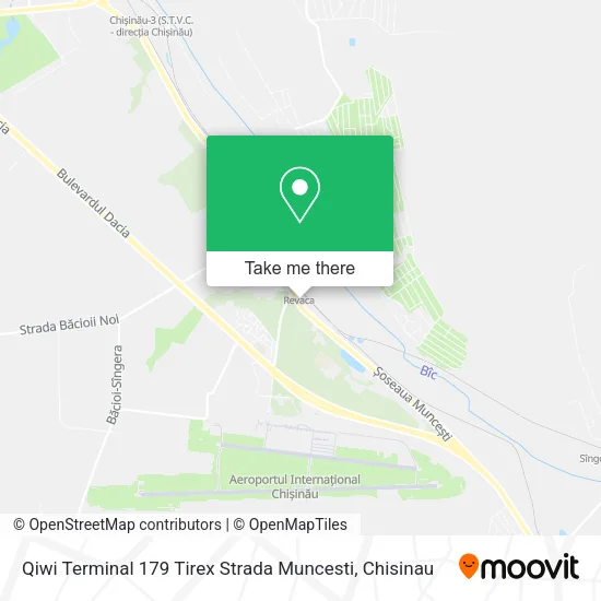 Карта Qiwi Terminal 179 Tirex Strada Muncesti