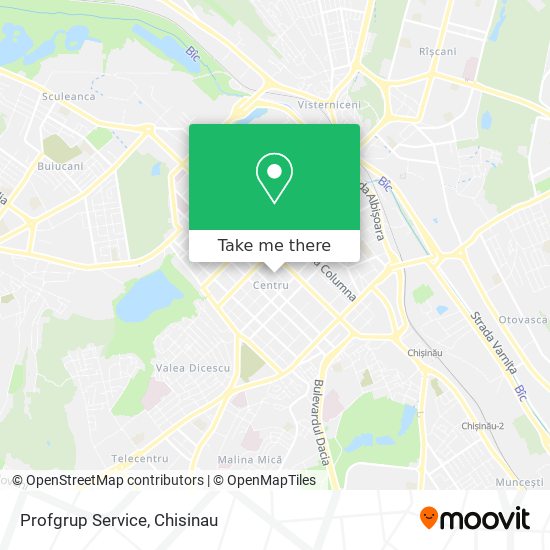 Profgrup Service map