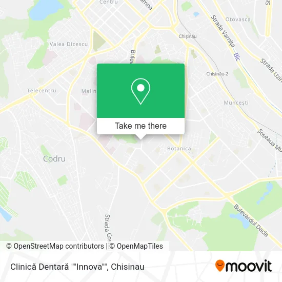 Карта Clinică Dentară ""Innova""