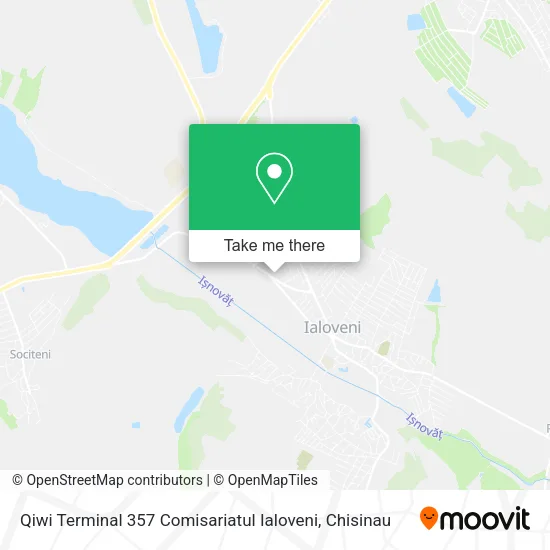 Карта Qiwi Terminal 357 Comisariatul Ialoveni