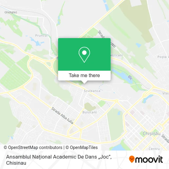 Ansamblul Național Academic De Dans „Joc” map