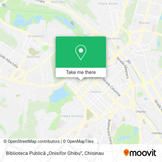 Biblioteca Publică „Onisifor Ghibu” map