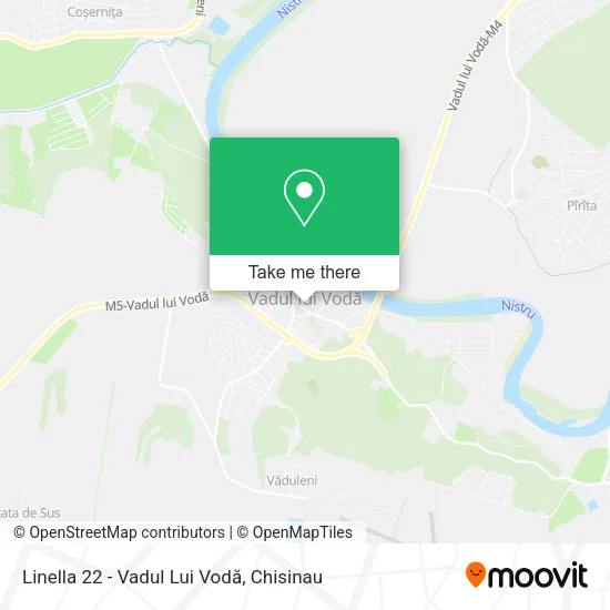 Карта Linella 22 - Vadul Lui Vodă