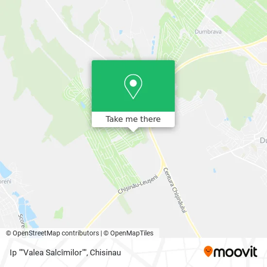 Ip ""Valea Salcîmilor"" map