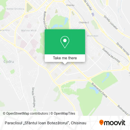 Карта Paraclisul „Sfântul Ioan Botezătorul“