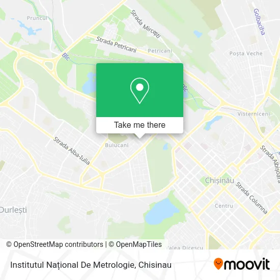 Карта Institutul Național De Metrologie