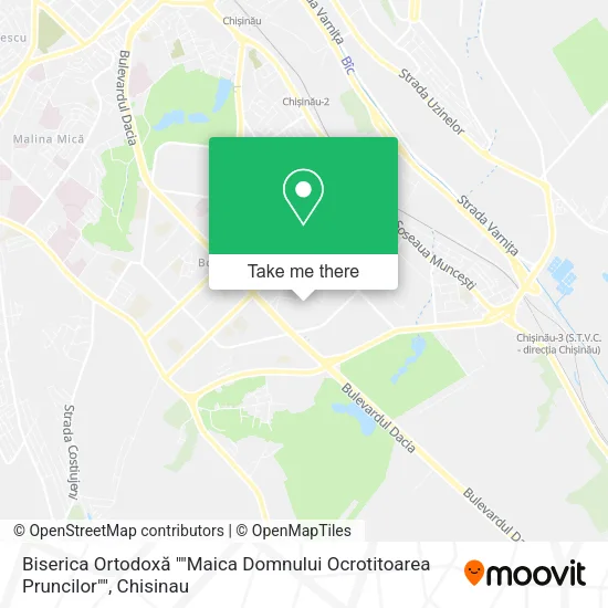 Карта Biserica Ortodoxă ""Maica Domnului Ocrotitoarea Pruncilor""