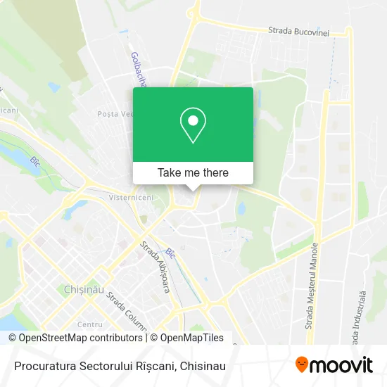 Карта Procuratura Sectorului Rîșcani