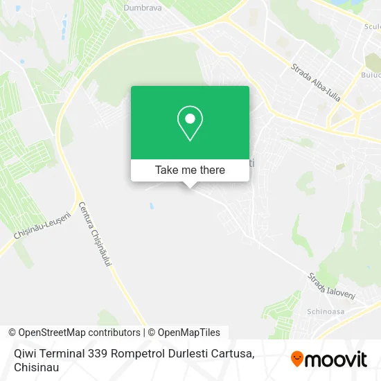 Карта Qiwi Terminal 339 Rompetrol Durlesti Cartusa
