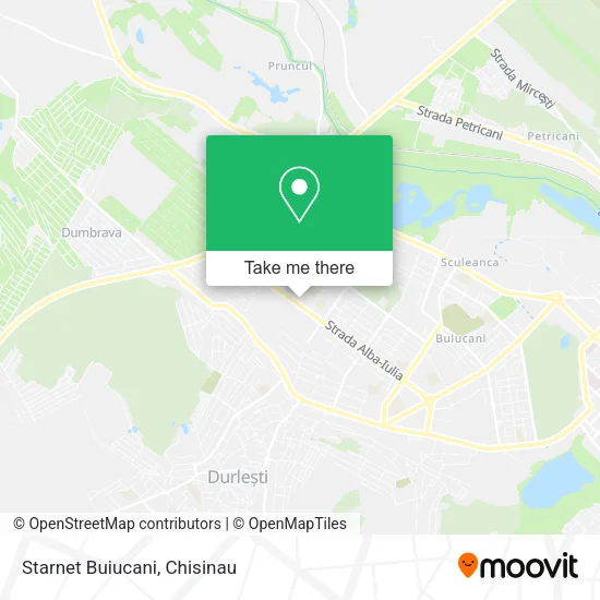 Карта Starnet Buiucani