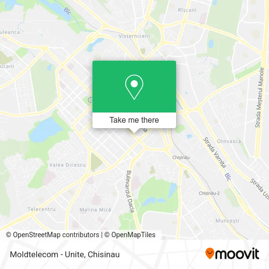 Moldtelecom - Unite map