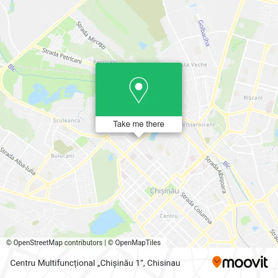 Centru Multifuncțional „Chișinău 1” map