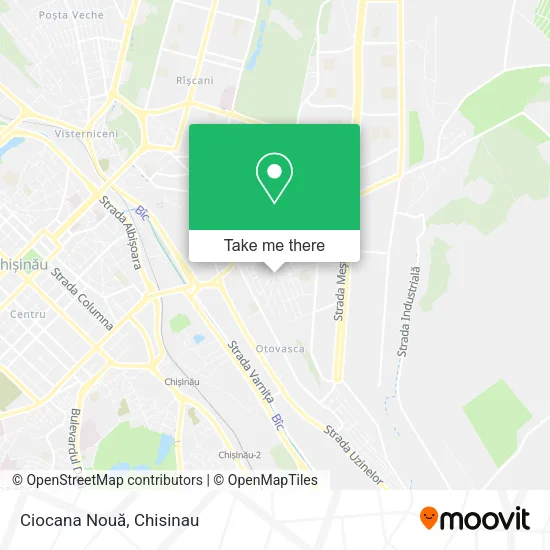 Карта Ciocana Nouă