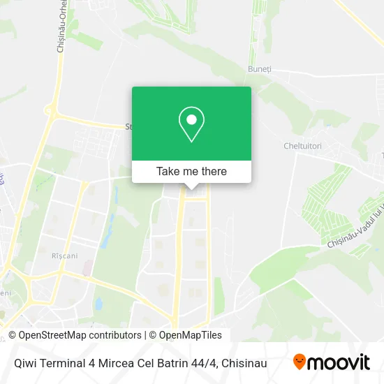 Карта Qiwi Terminal 4 Mircea Cel Batrin 44 / 4