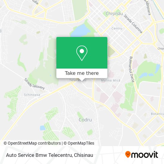 Auto Service Bmw Telecentru map