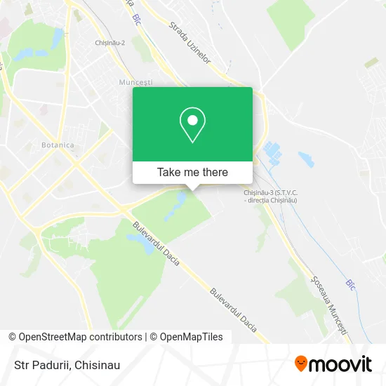 Карта Str Padurii