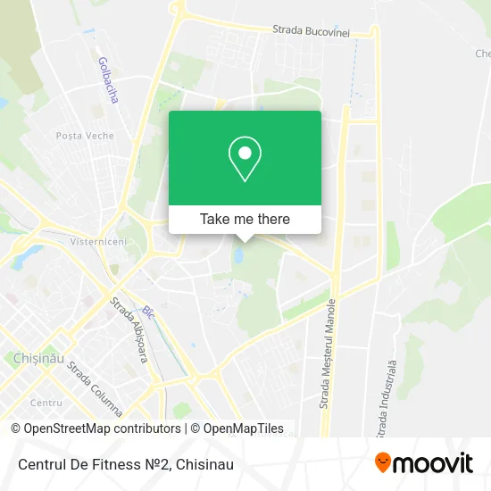 Карта Centrul De Fitness №2