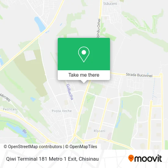 Qiwi Terminal 181 Metro 1 Exit map