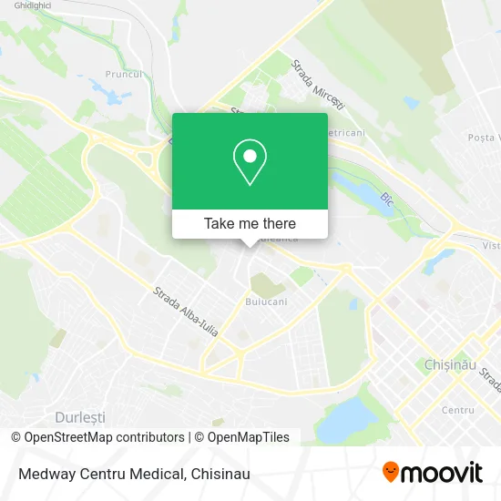 Карта Medway Centru Medical
