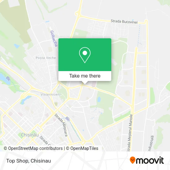 Top Shop map