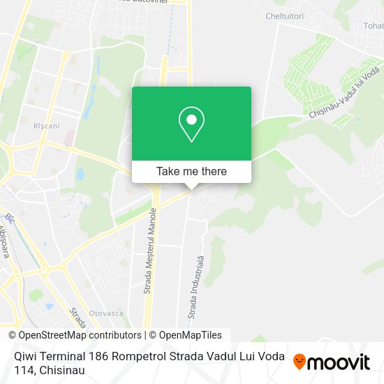 Карта Qiwi Terminal 186 Rompetrol Strada Vadul Lui Voda 114