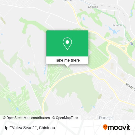 Карта Ip ""Valea Seacă""