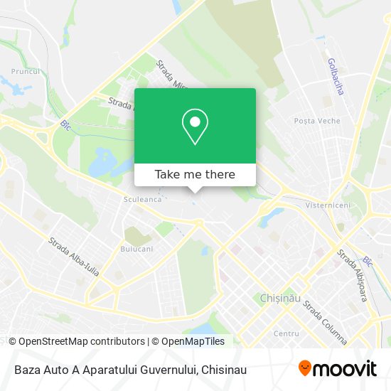 Baza Auto A Aparatului Guvernului map