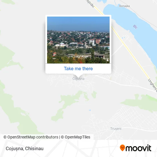Cojușna map