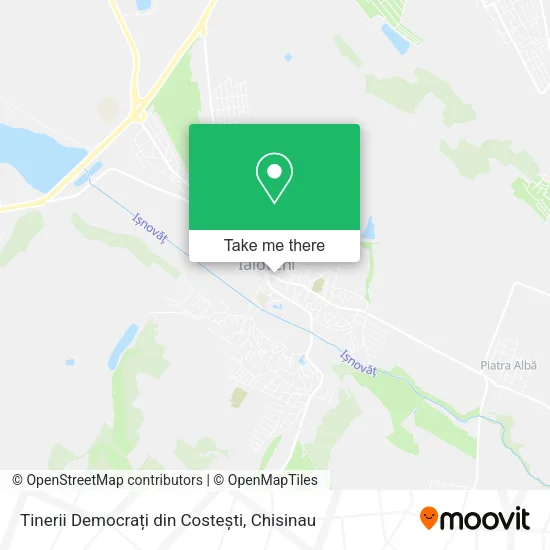 Карта Tinerii Democrați din Costești