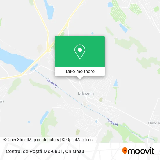 Centrul de Poștă Md-6801 map