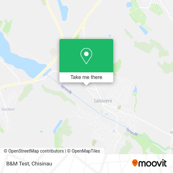 Карта B&M Test