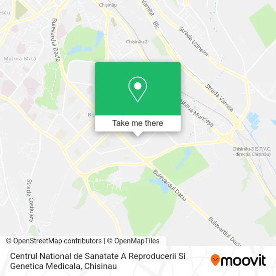 Карта Centrul National de Sanatate A Reproducerii Si Genetica Medicala