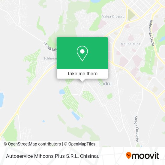 Карта Autoservice Mihcons Plus S.R.L