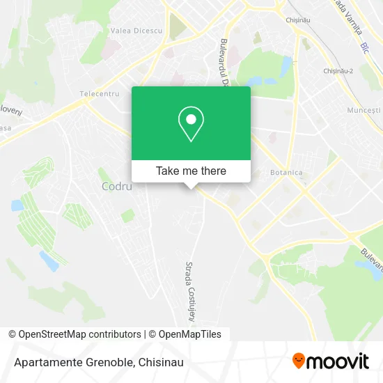 Карта Apartamente Grenoble