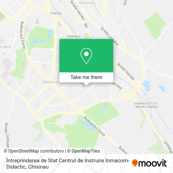 Întreprinderea de Stat Centrul de Instruire Inmacom-Didactic map