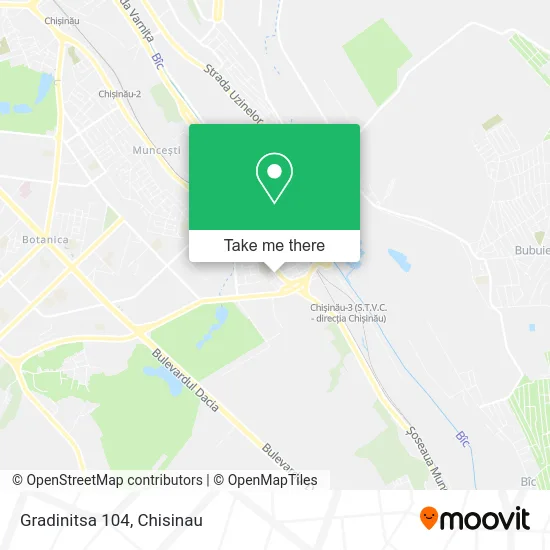 Карта Gradinitsa 104