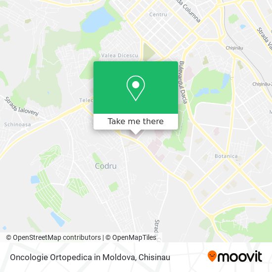 Карта Oncologie Ortopedica in Moldova