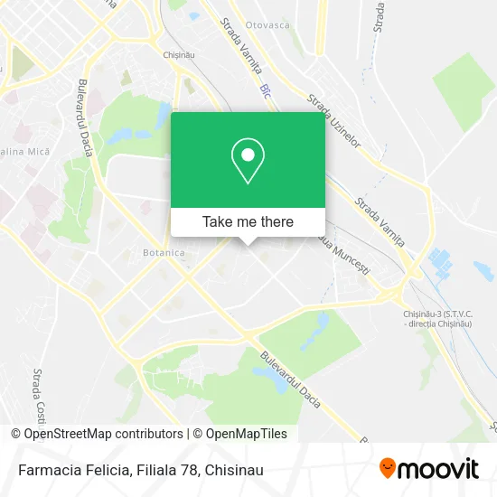 Карта Farmacia Felicia, Filiala 78