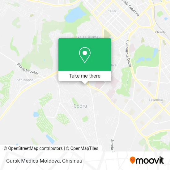 Карта Gursk Medica Moldova