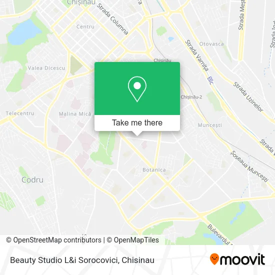 Beauty Studio L&i Sorocovici map