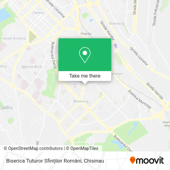 Карта Biserica Tuturor Sfinților Români