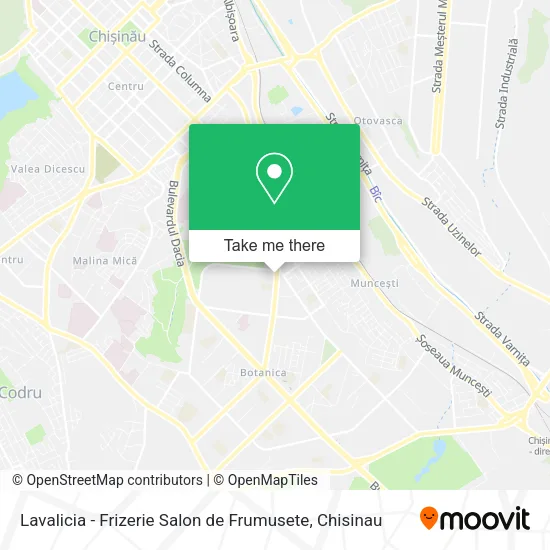Карта Lavalicia - Frizerie Salon de Frumusete