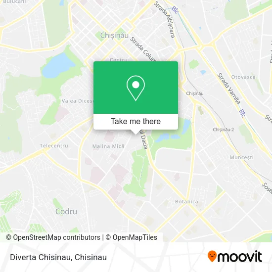 Карта Diverta Chisinau