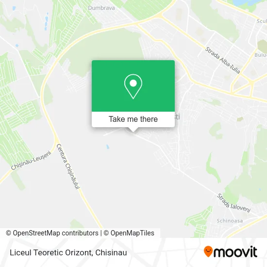 Liceul Teoretic Orizont map