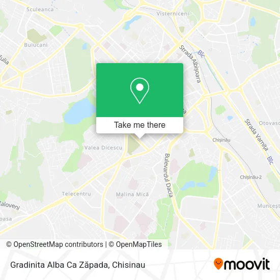 Карта Gradinita Alba Ca Zăpada