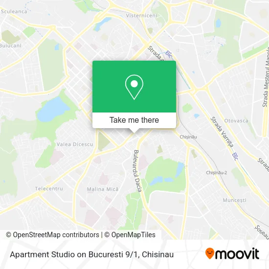 Apartment Studio on Bucuresti 9 / 1 map