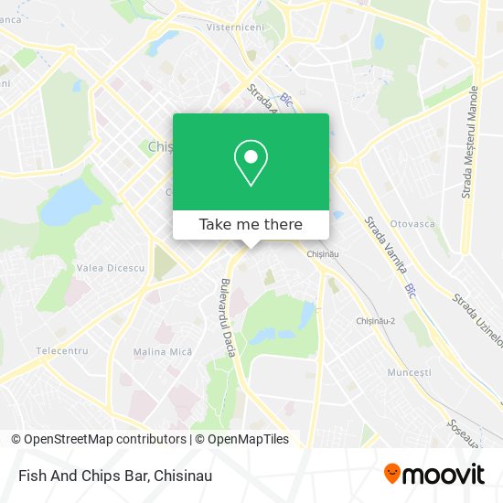 Fish And Chips Bar map