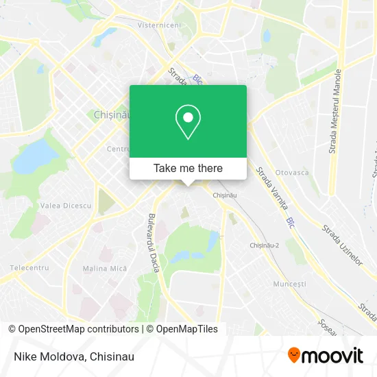 Карта Nike Moldova